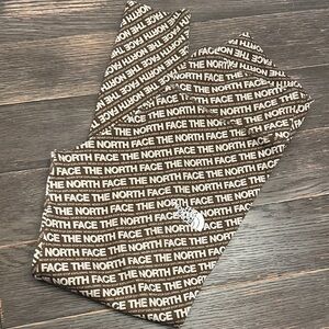 The North Face Brown and Cream Logo legging